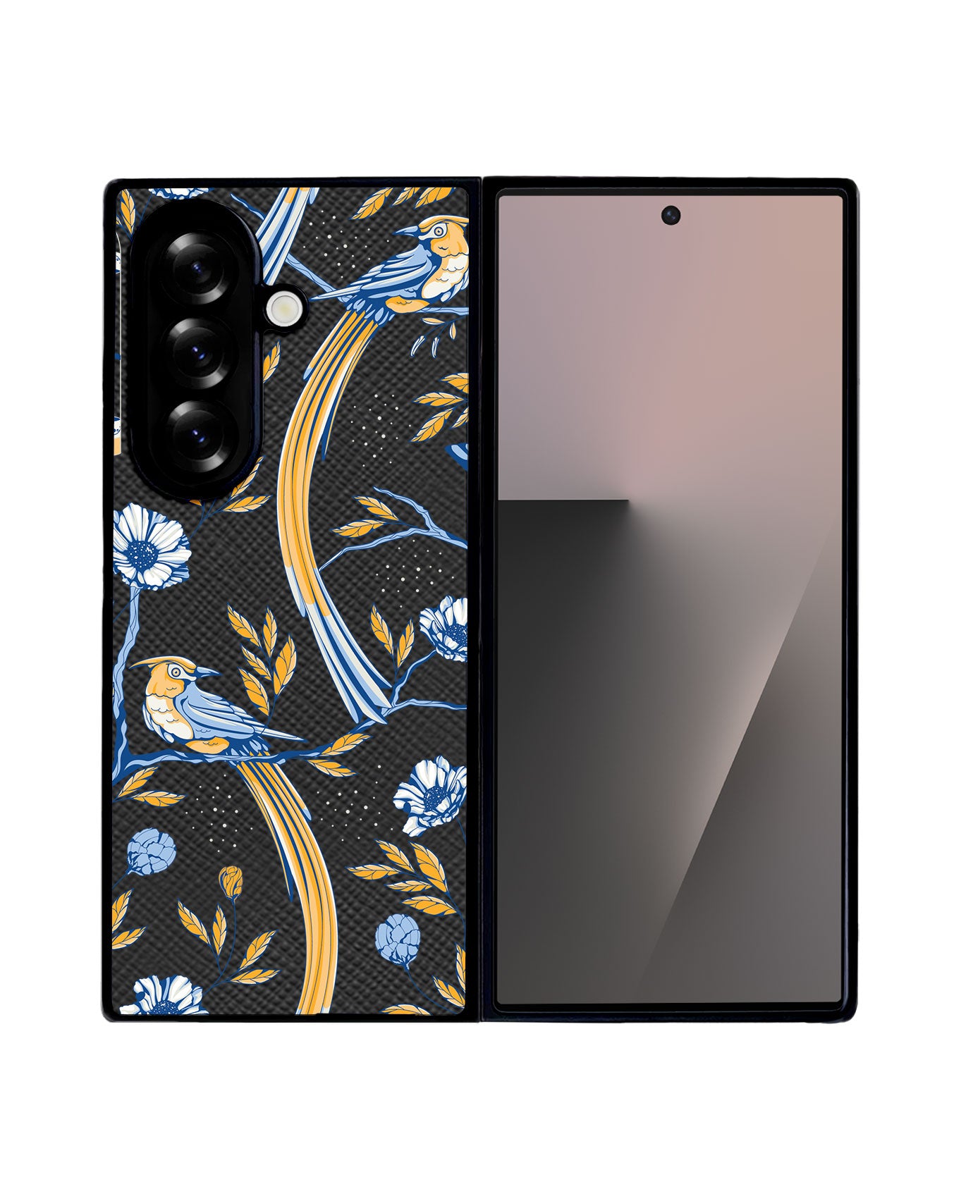 Android Flip / Fold Leather Grip - Lovebird 7.0