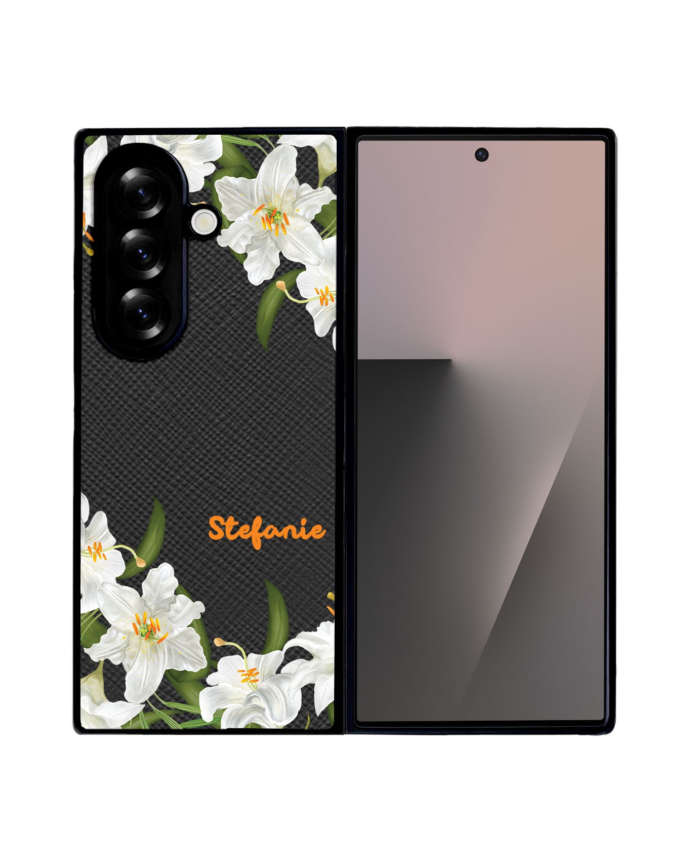 Android Flip / Fold Leather Grip - May Lily of The Valley