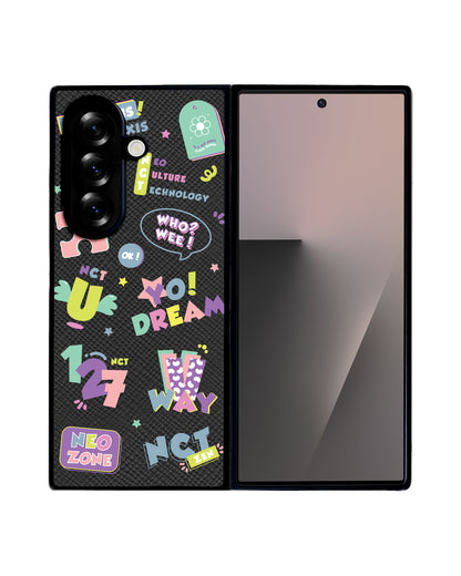 Android Flip / Fold Leather Grip - NCT Sticker Pack