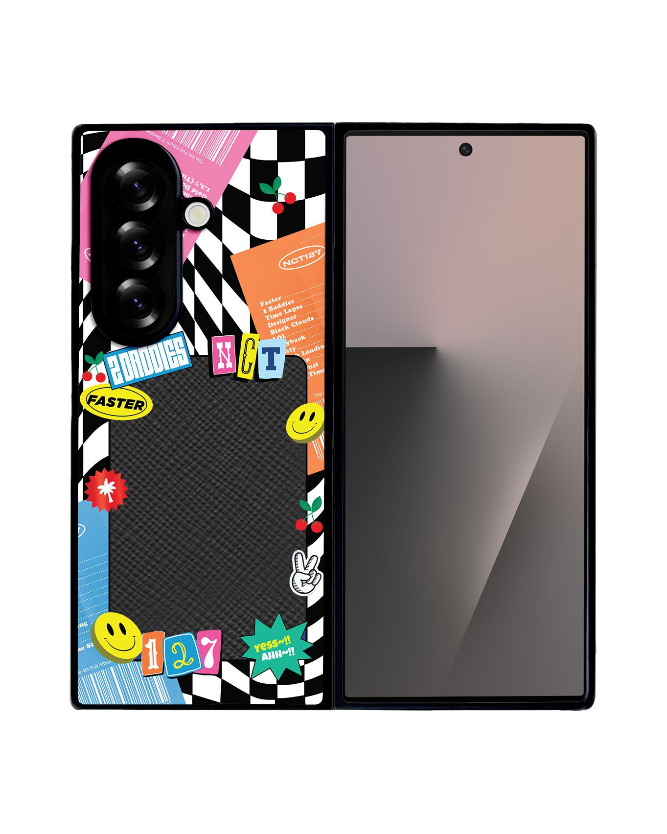 Android Flip / Fold Leather Grip - NCT 127 Photocard Frame