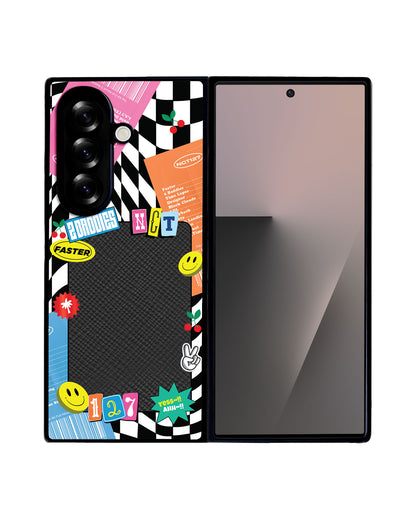 Android Flip / Fold Leather Grip - NCT 127 Photocard Frame