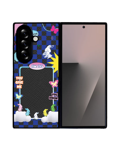 Android Flip / Fold Leather Grip - New Jeans Photocard Frame