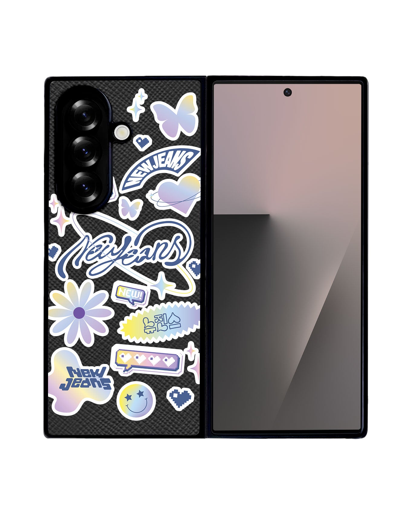 Android Flip / Fold Leather Grip - New Jeans OMG 2.0