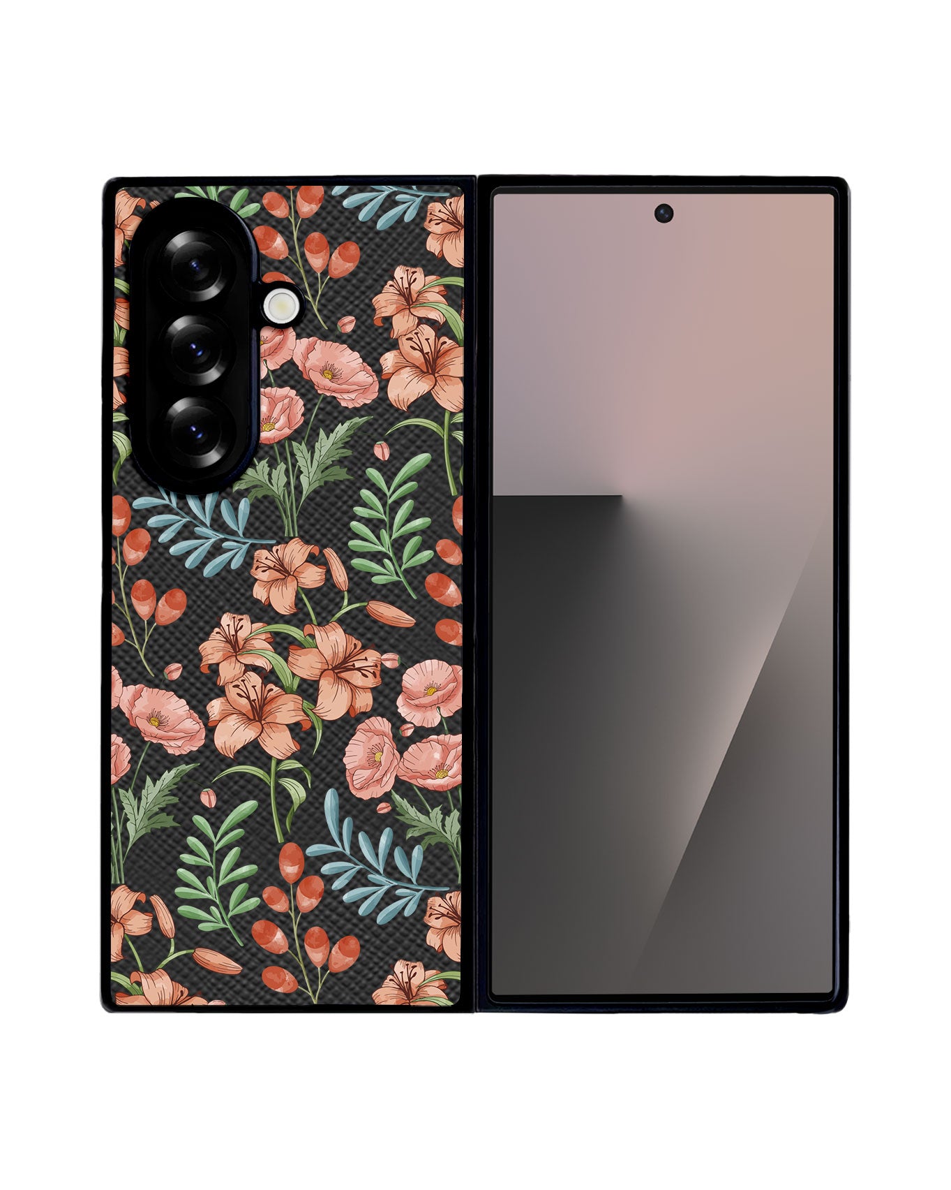 Android Flip / Fold Leather Grip - Nora