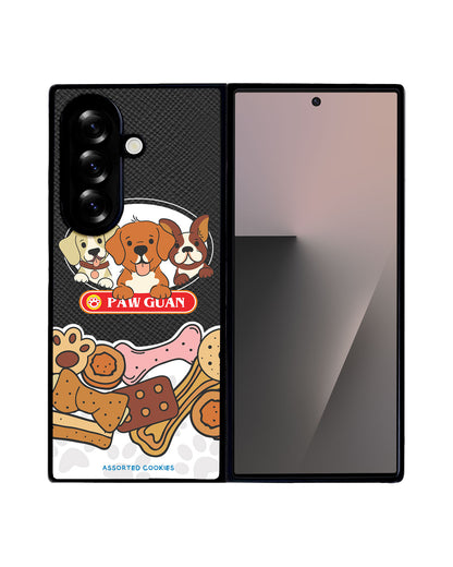 Android Flip / Fold Leather Grip - Pawguan Dog