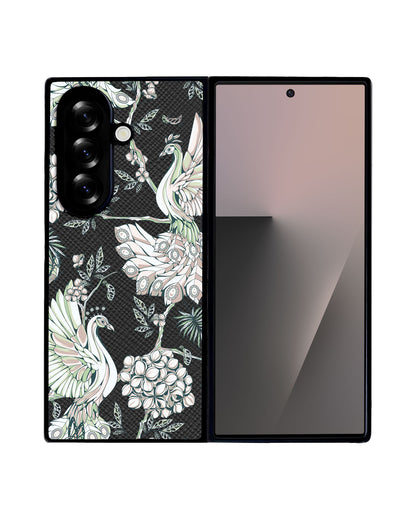 Android Flip / Fold Leather Grip - Peacock 4.0