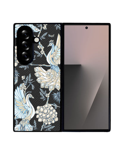 Android Flip / Fold Leather Grip - Peacock 5.0