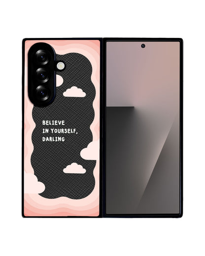 Android Flip / Fold Leather Grip - Pink Mirror