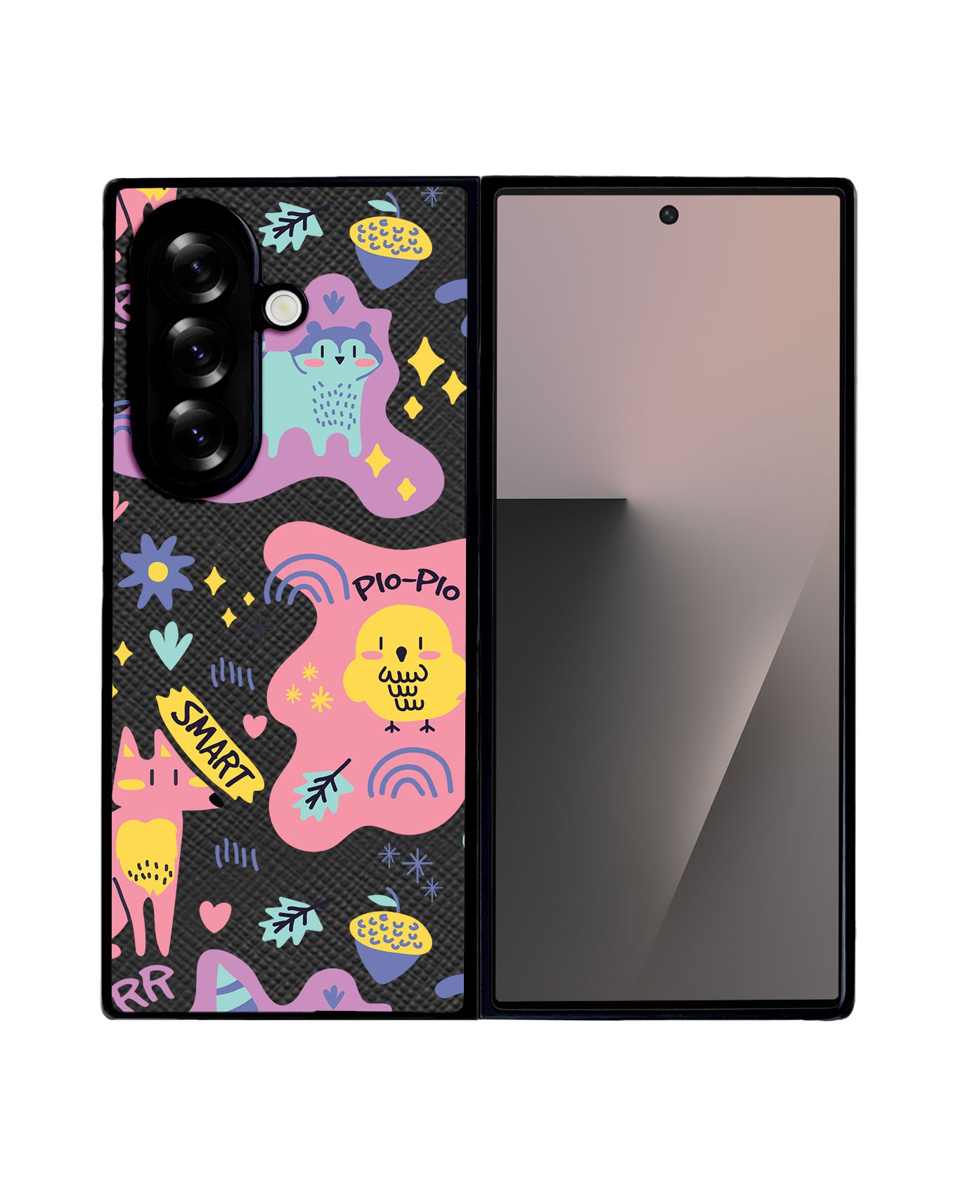 Android Flip / Fold Leather Grip - Pio n Friends