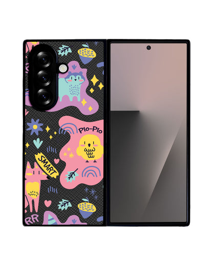 Android Flip / Fold Leather Grip - Pio n Friends