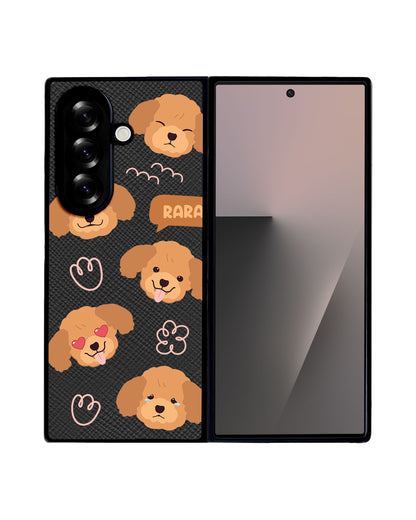 Android Flip / Fold Leather Grip - Poodle Squad 3.0