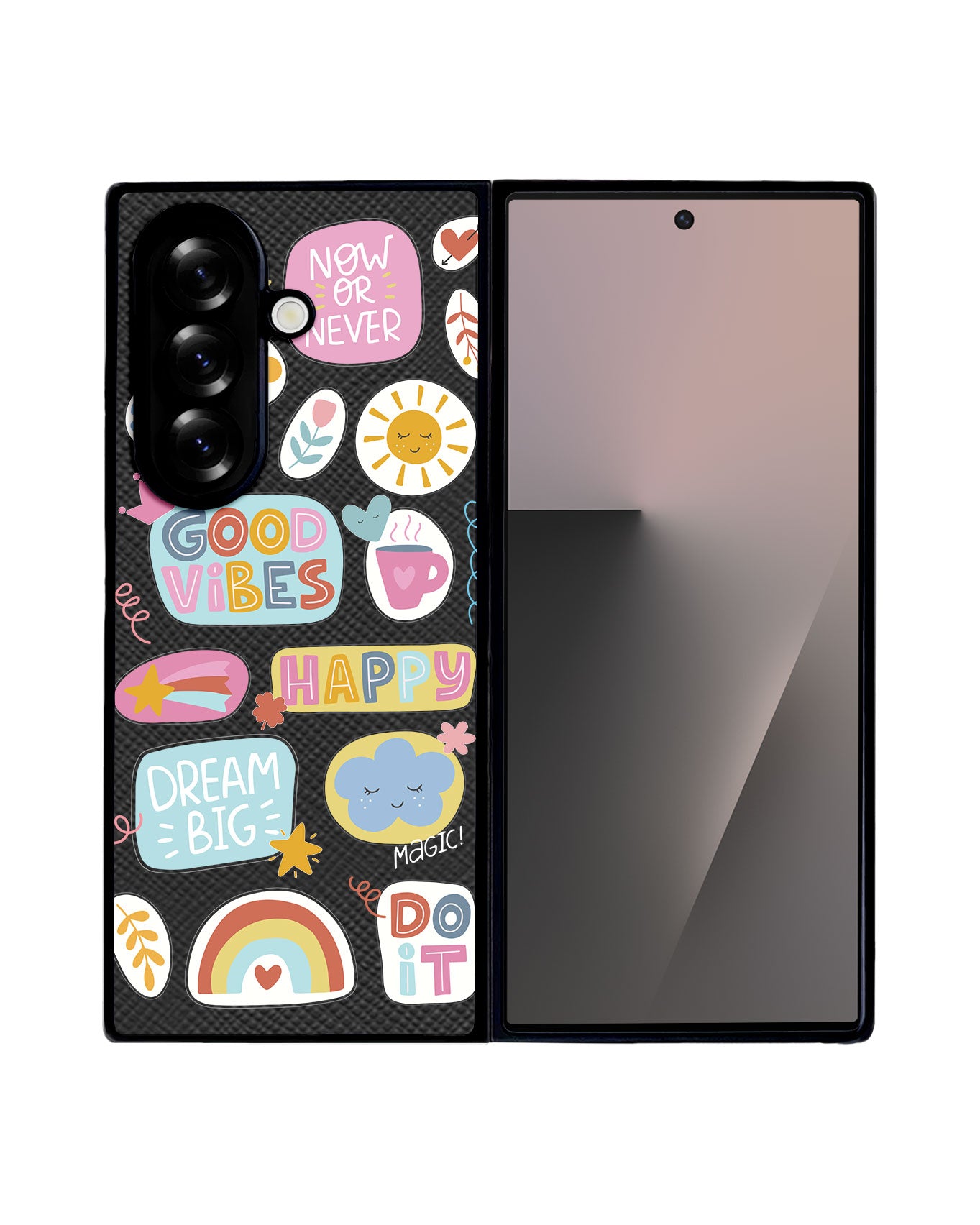 Android Flip / Fold Leather Grip - Good Day 2.0