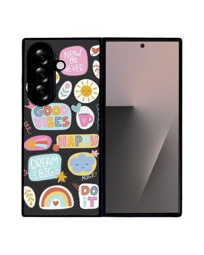 Android Flip / Fold Leather Grip - Good Day 2.0