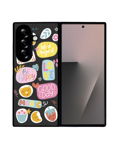 Android Flip / Fold Leather Grip - Good Day 1.0