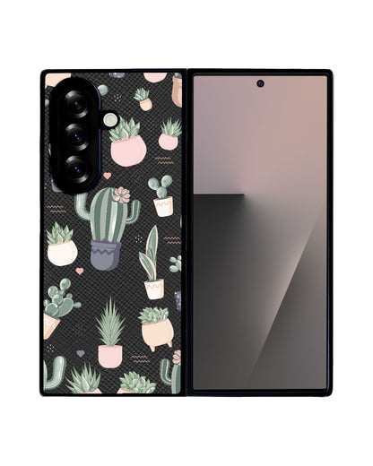 Android Flip / Fold Leather Grip - Cactus 2.0
