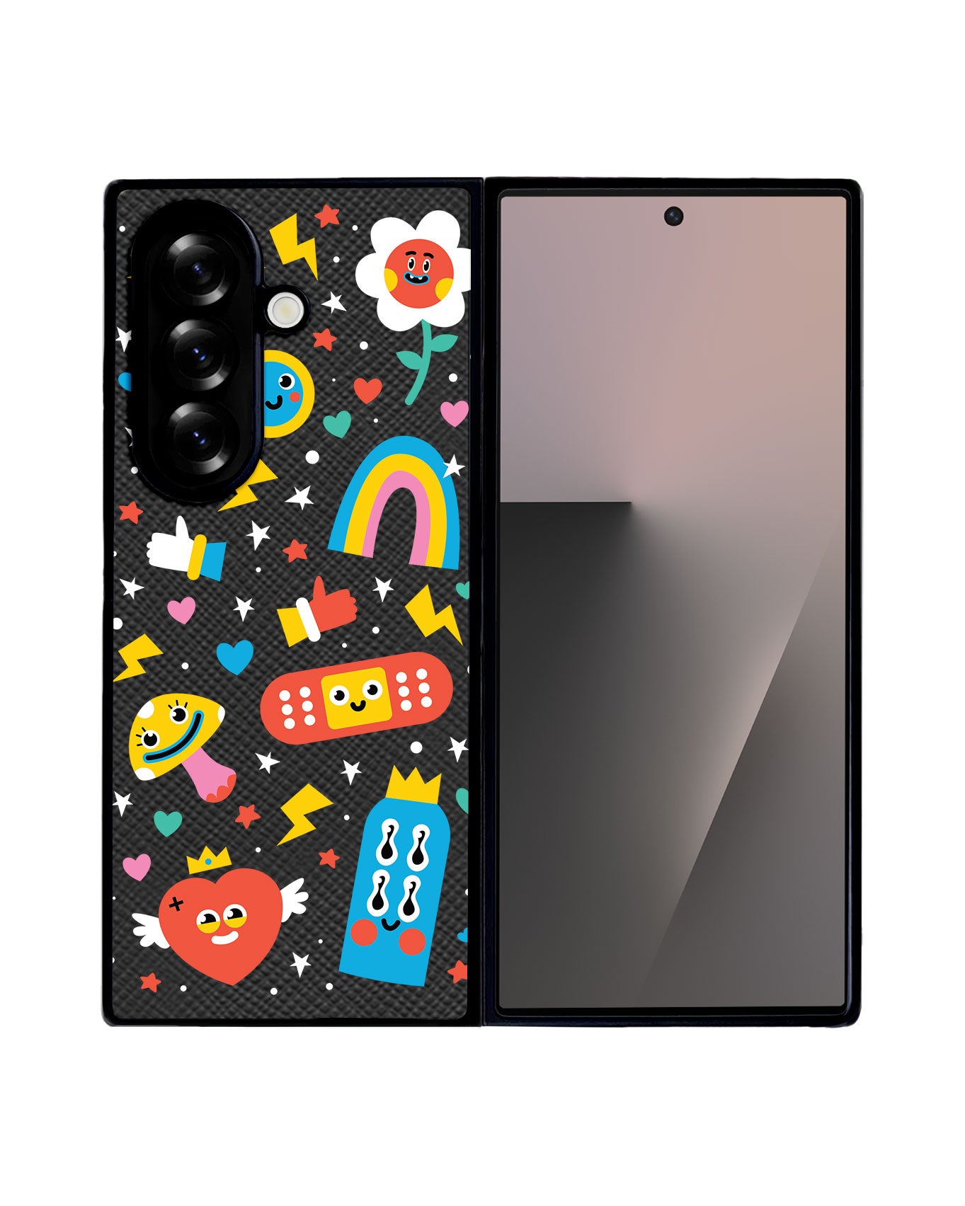 Android Flip / Fold Leather Grip - Red Club