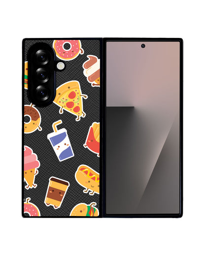 Android Flip / Fold Leather Grip - Fast Foodies