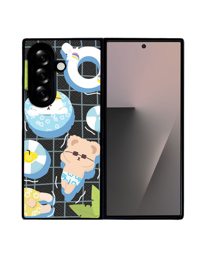 Android Flip / Fold Leather Grip - Pool Party 1.0