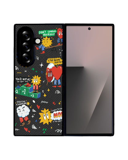 Android Flip / Fold Leather Grip - Selfless Love 2.0