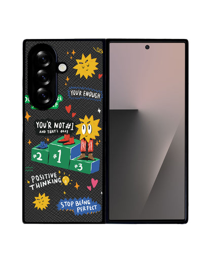 Android Flip / Fold Leather Grip - Selfless Love 4.0