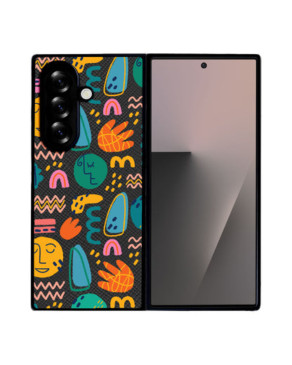 Android Flip / Fold Leather Grip - Silent Art