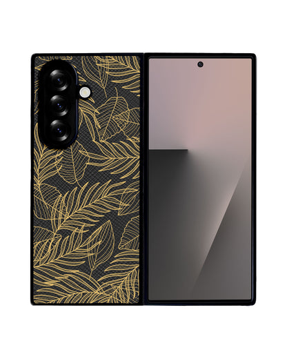 Android Flip / Fold Leather Grip - Sketchy Tropical 1.0