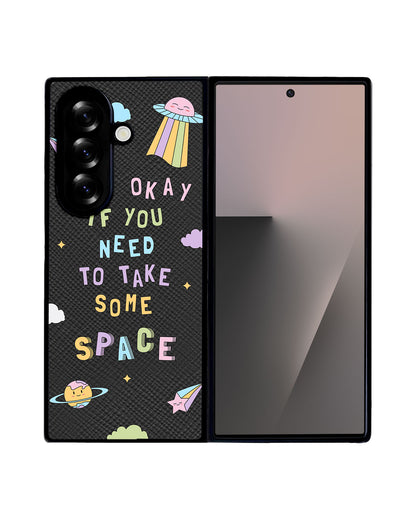 Android Flip / Fold Leather Grip - Space