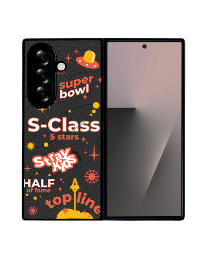 Android Flip / Fold Leather Grip - Stray Kids 5 Stars