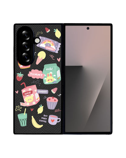 Android Flip / Fold Leather Grip - Sweet & Yummy