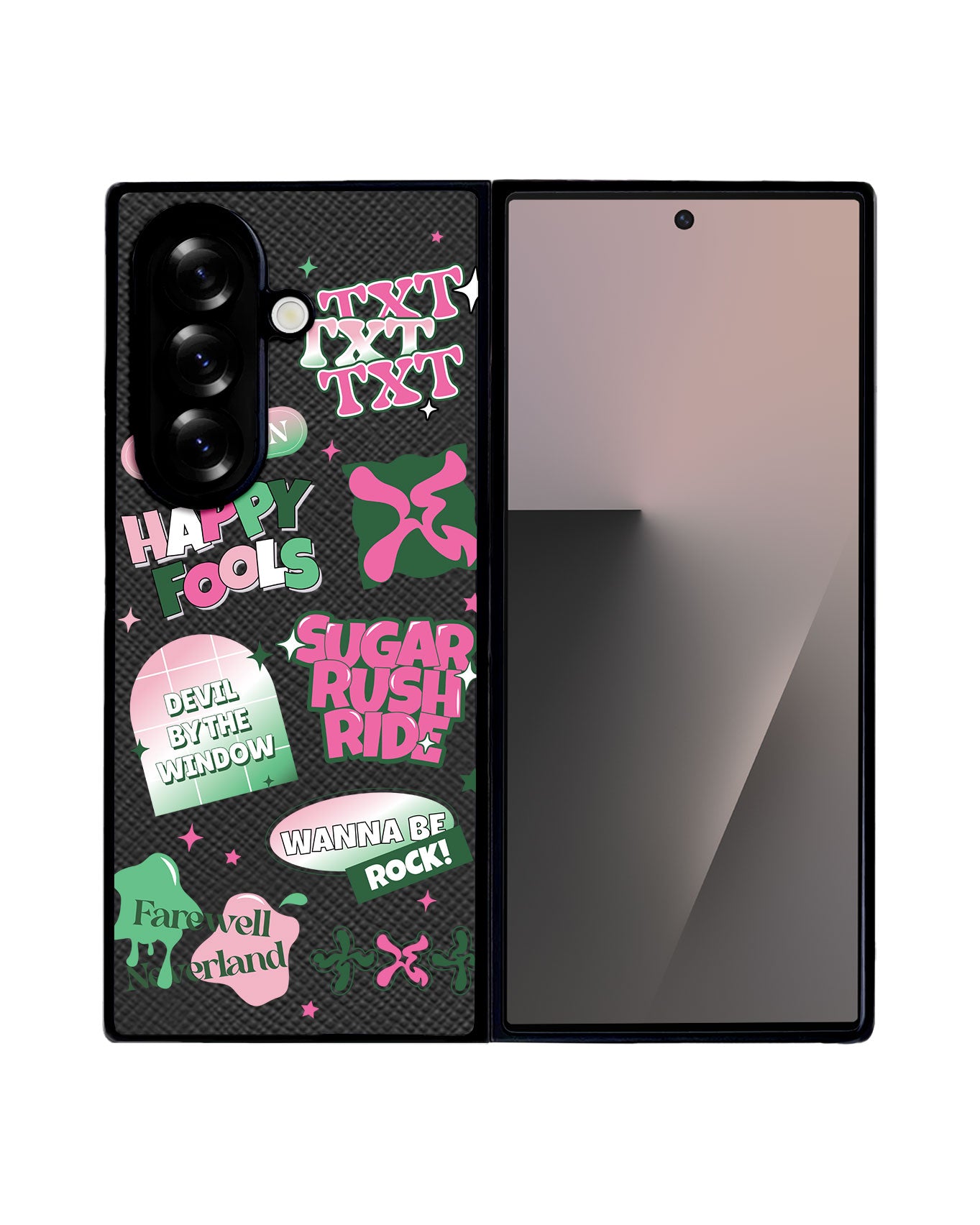 Android Flip / Fold Leather Grip - TXT Temtation