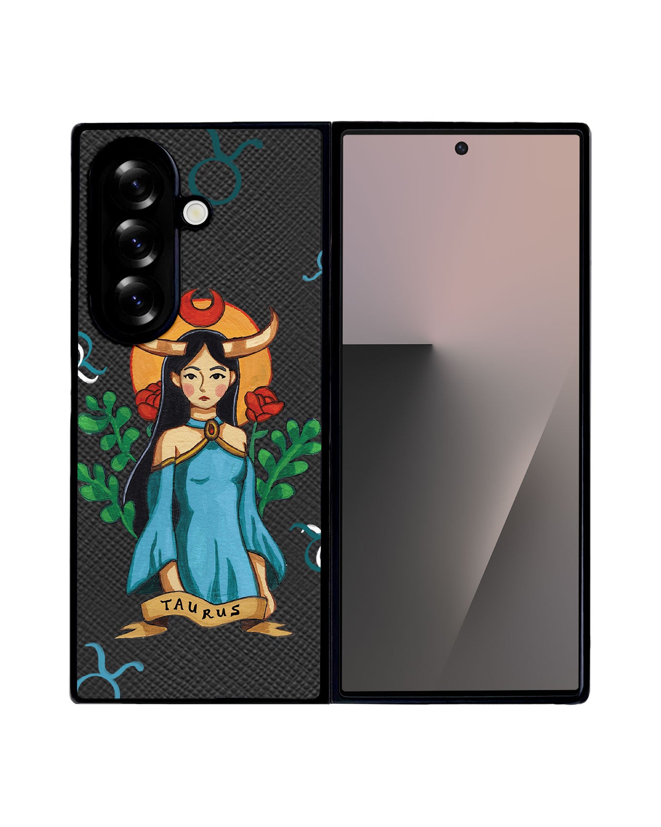 Android Flip / Fold Leather Grip - Taurus