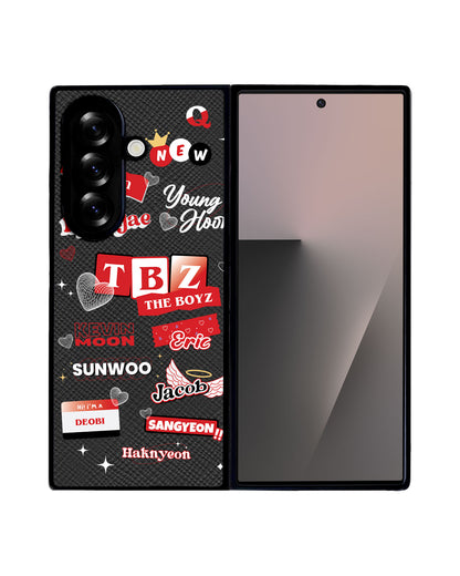 Android Flip / Fold Leather Grip - The Boyz Members