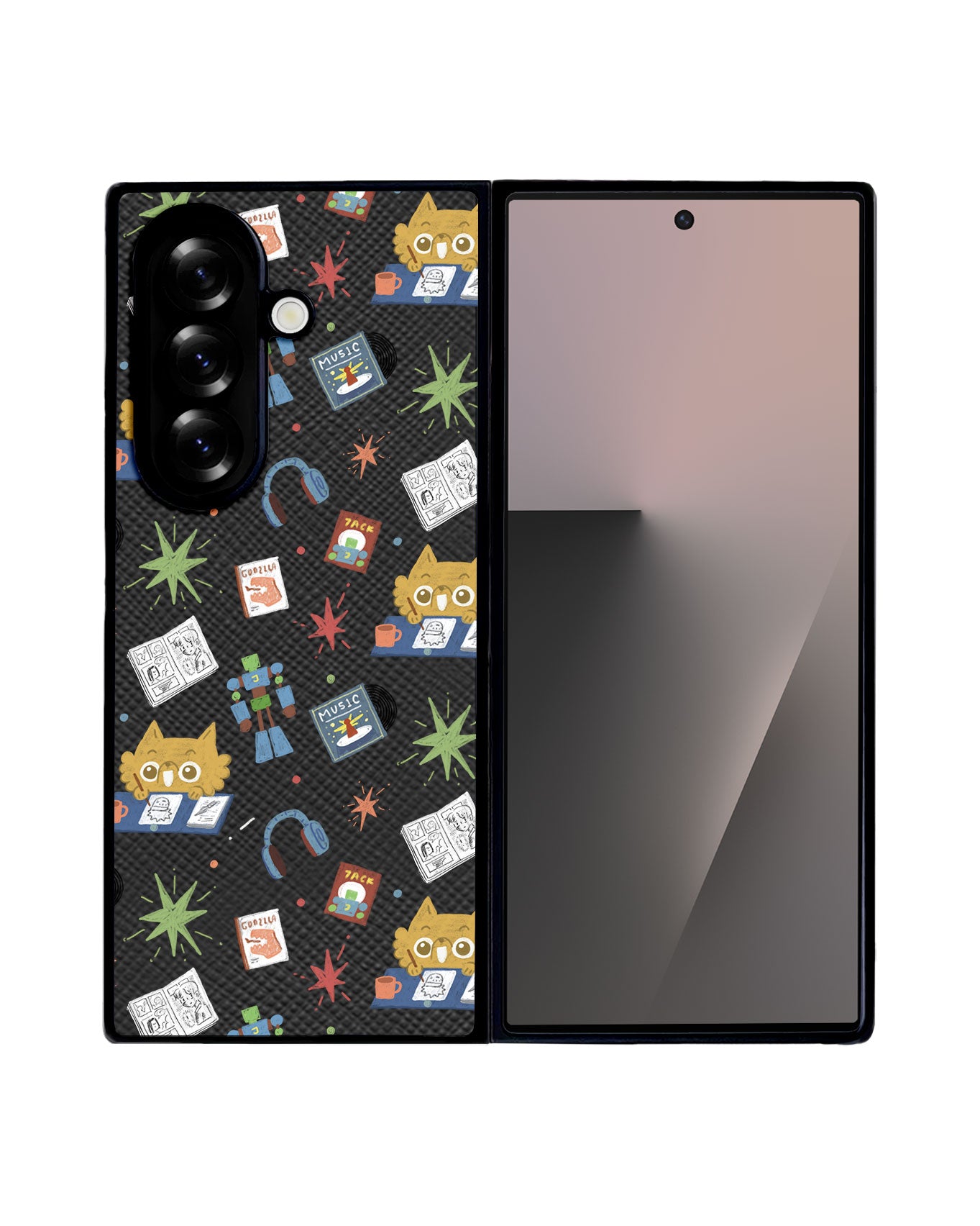 Android Flip / Fold Leather Grip - Too Much Hobbies