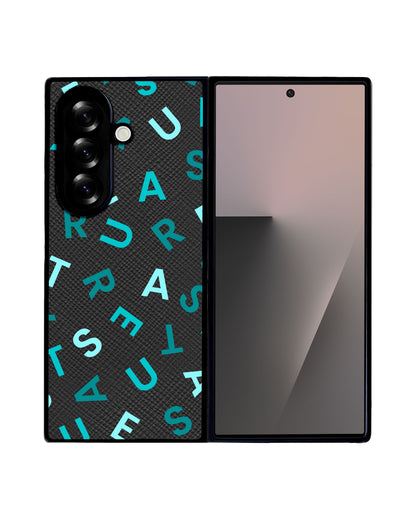 Android Flip / Fold Leather Grip - Treasure Monogram