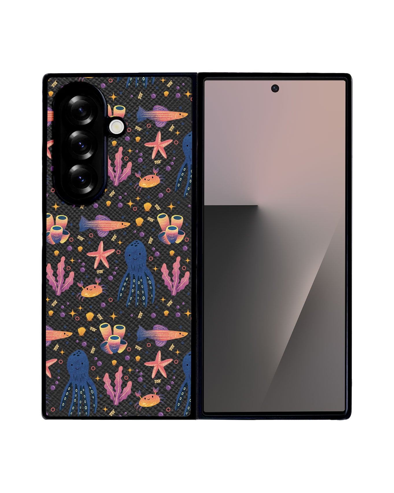 Android Flip / Fold Leather Grip - Underwater Dreams 1.0