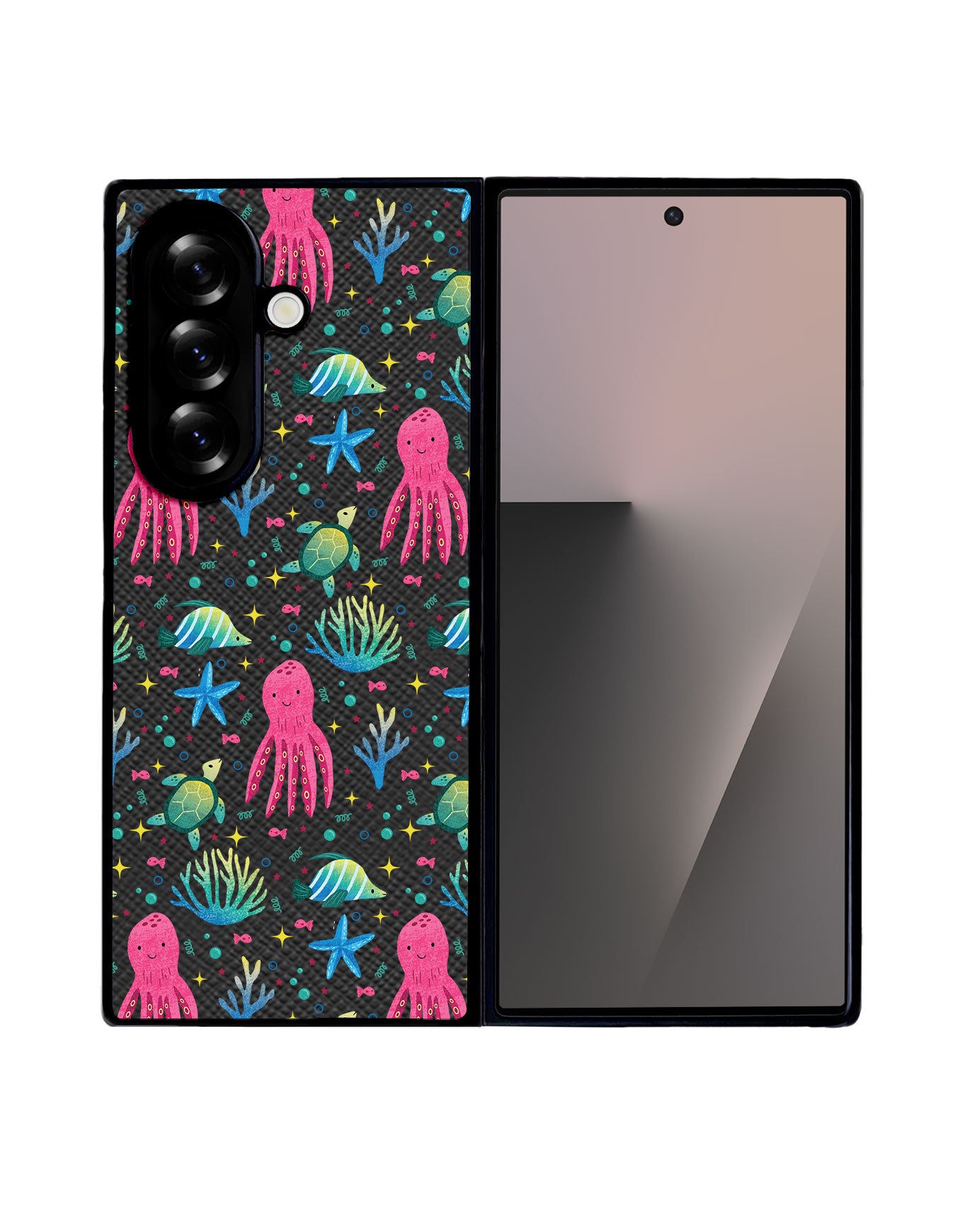 Android Flip / Fold Leather Grip - Underwater Dreams 2.0