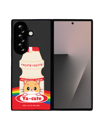 Android Flip / Fold Leather Grip - Yacute Cat
