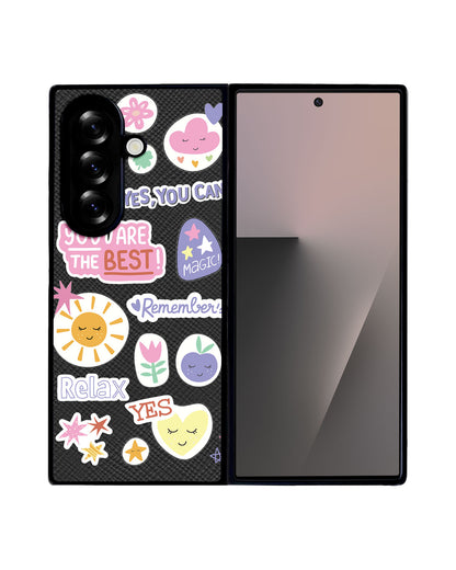 Android Flip / Fold Leather Grip - You are the Best 2.0