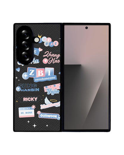 Android Flip / Fold Leather Grip - Zerobaseone Members