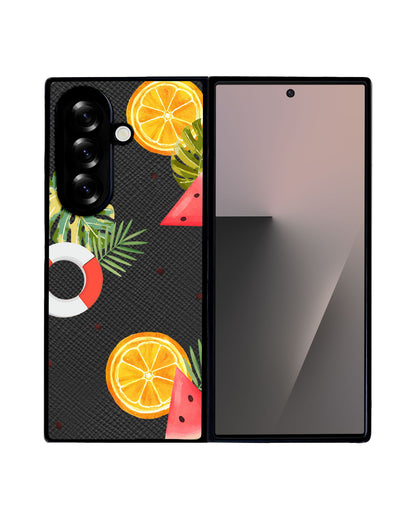 Android Flip / Fold Leather Grip - Caribbean Vibes