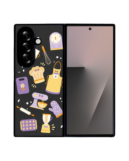 Android Flip / Fold Leather Grip - Chef or Baker