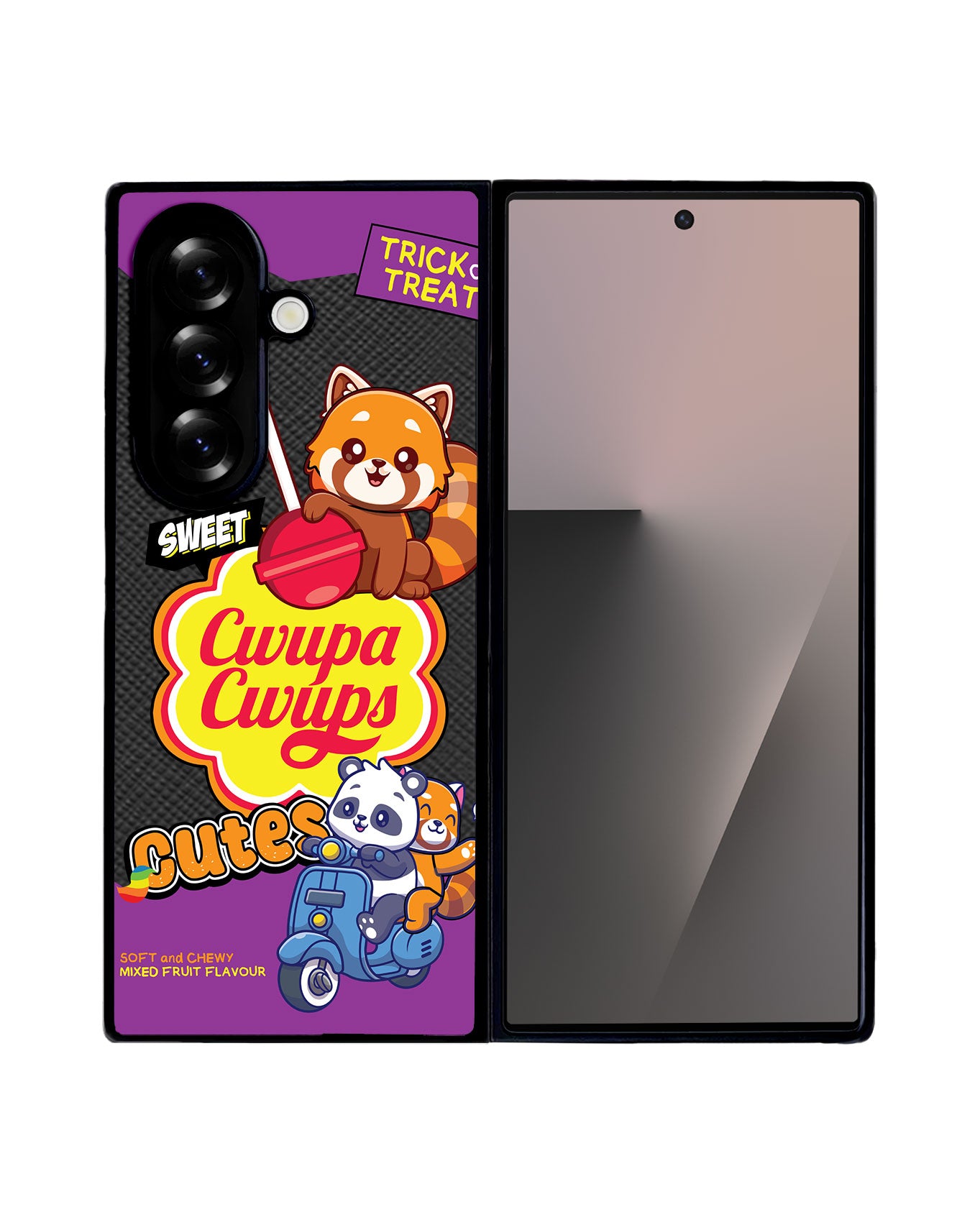 Android Flip / Fold Leather Grip - Cwupa Cwups