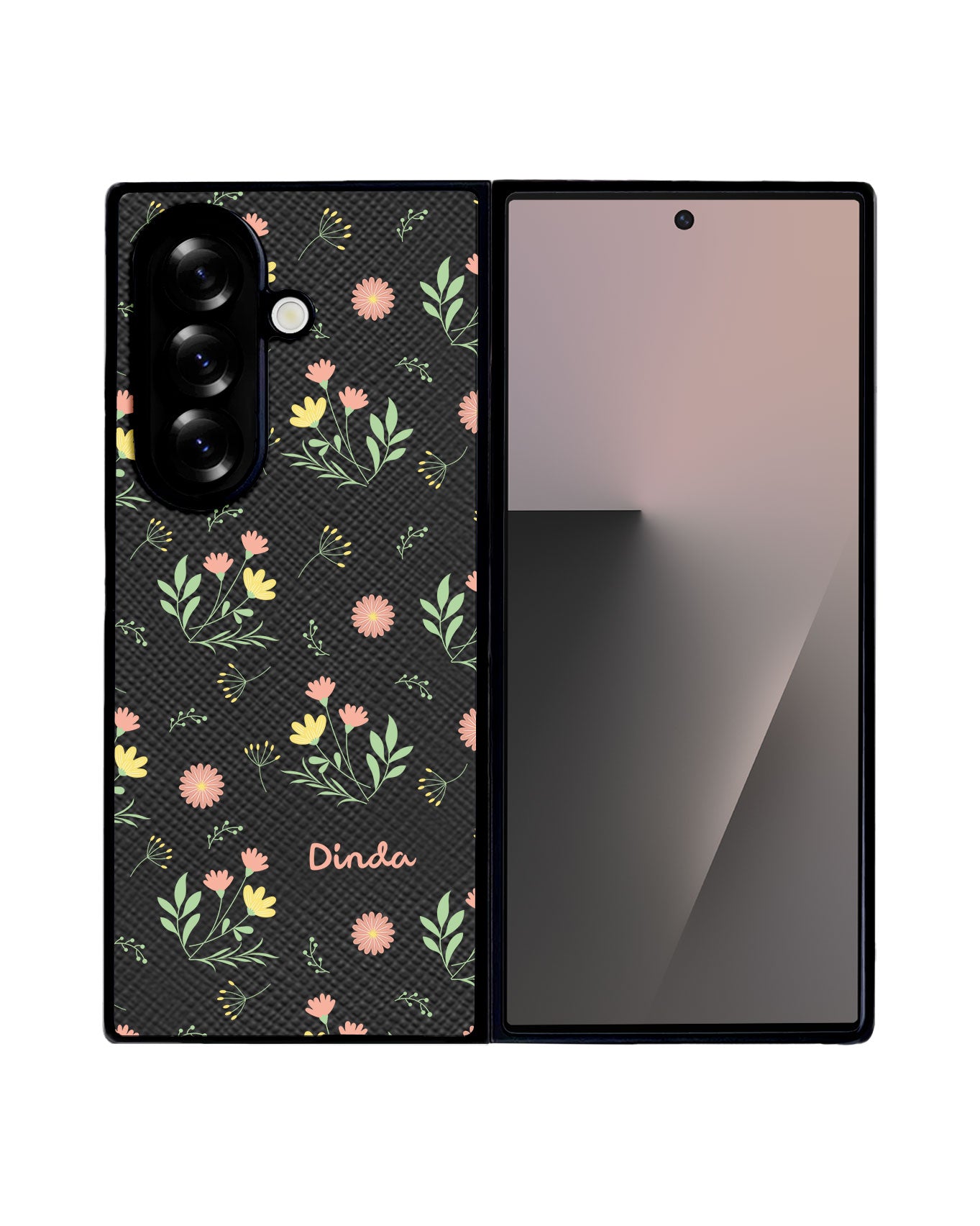 Android Flip / Fold Leather Grip - Dandelion