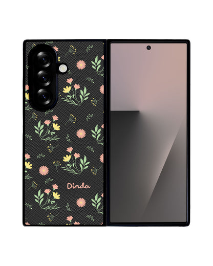 Android Flip / Fold Leather Grip - Dandelion