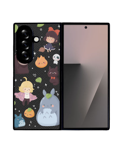 Android Flip / Fold Leather Grip - Ghibli