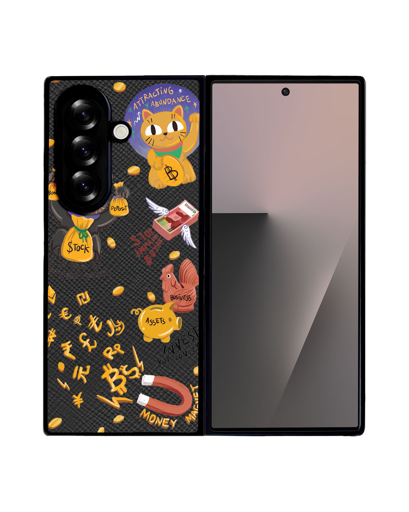 Android Flip / Fold Leather Grip - I Am... Money Magnet!!!