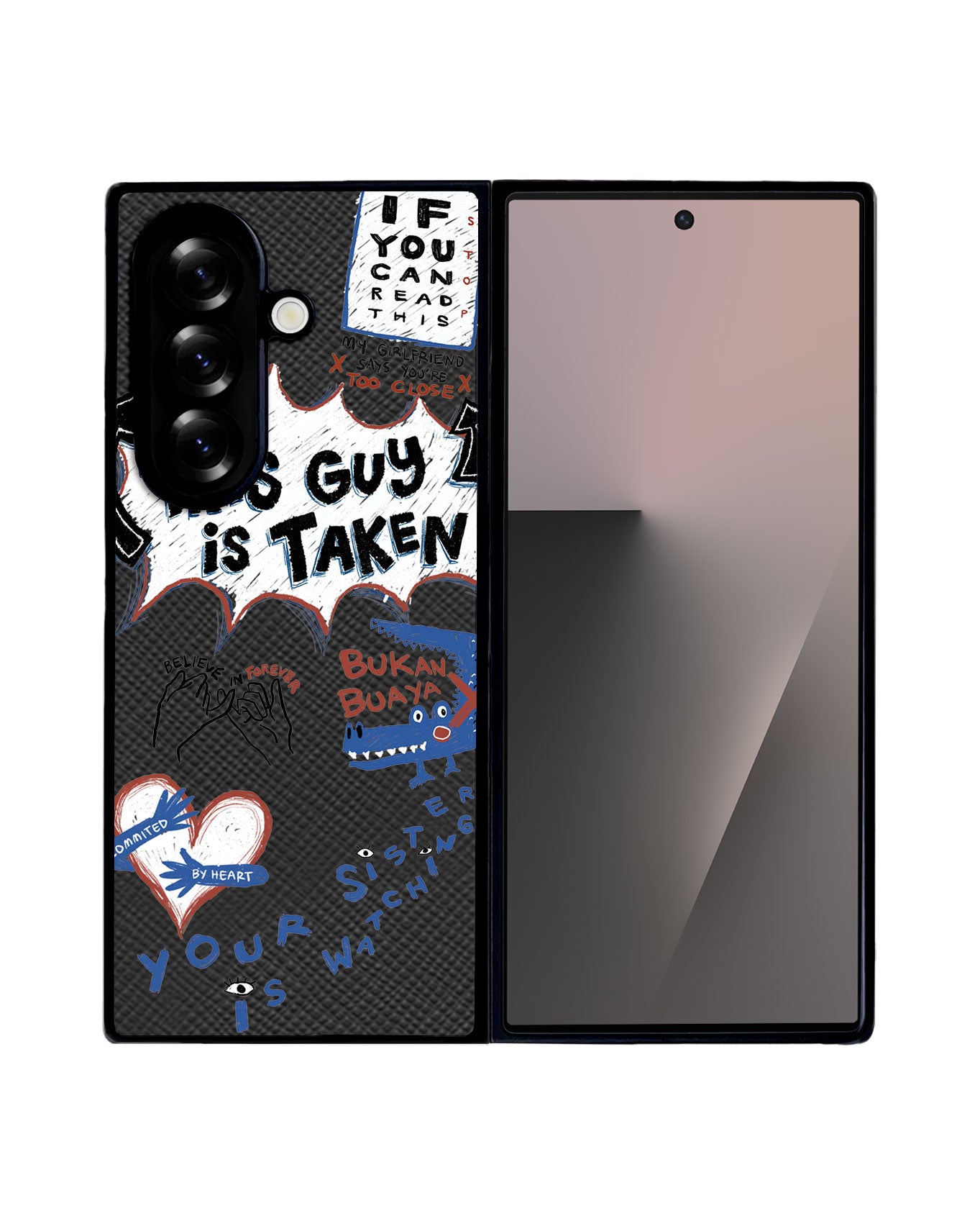 Android Flip / Fold Leather Grip - Pelakor Proof (For Him)