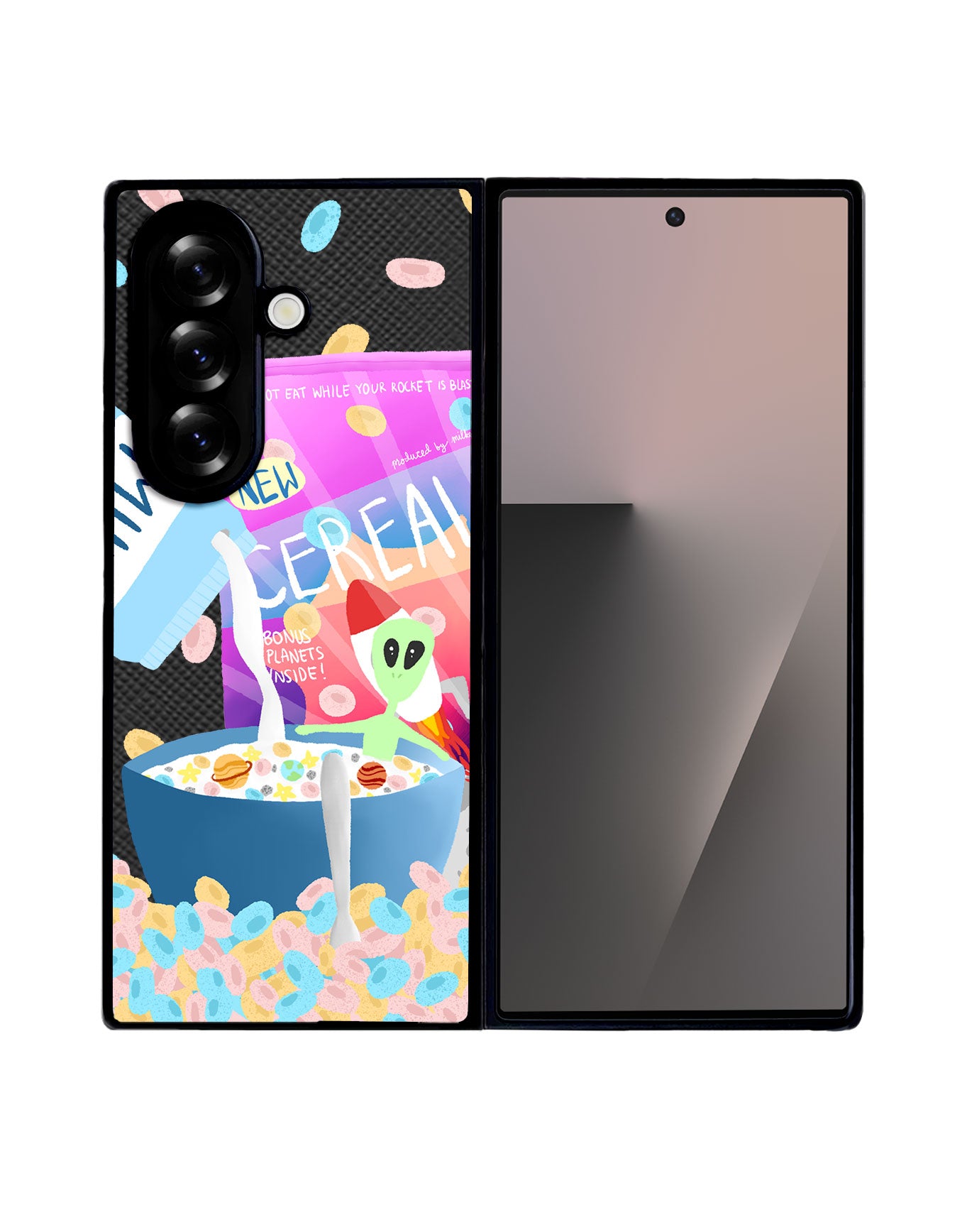 Android Flip / Fold Leather Grip - Cerealiens