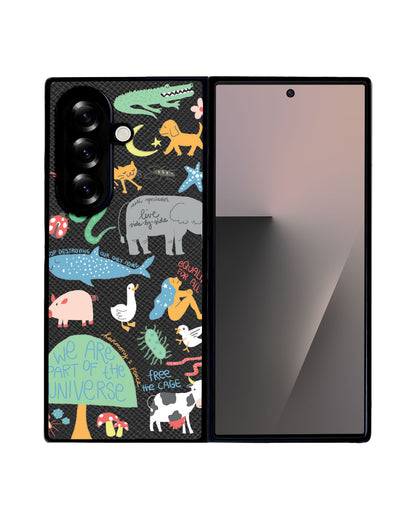 Android Flip / Fold Leather Grip - Equality