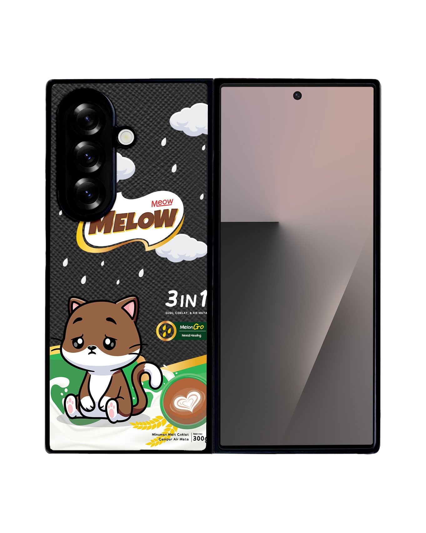 Android Flip / Fold Leather Grip - Melow